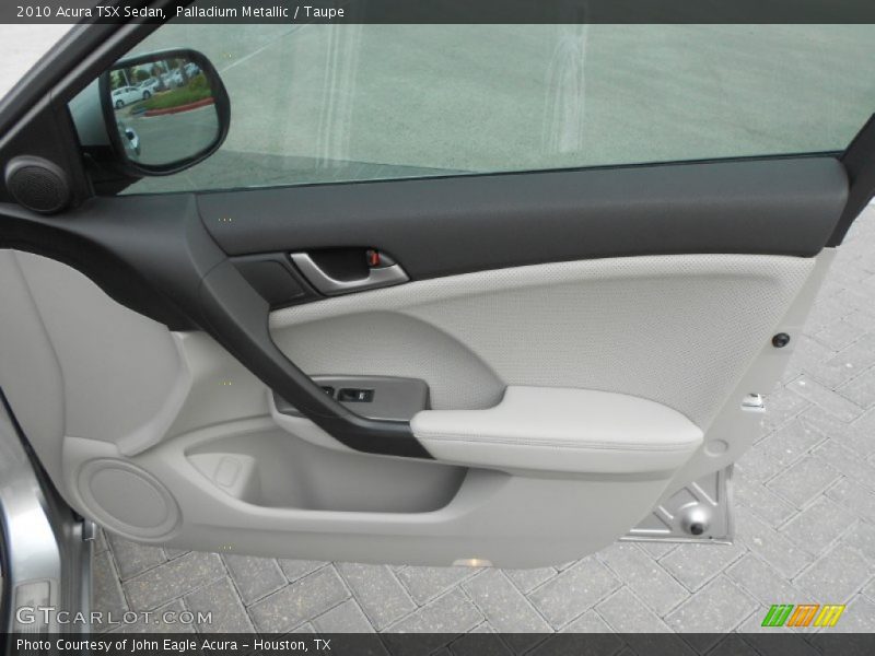 Palladium Metallic / Taupe 2010 Acura TSX Sedan