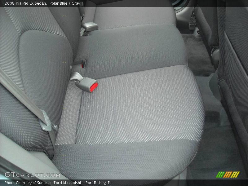 Polar Blue / Gray 2008 Kia Rio LX Sedan