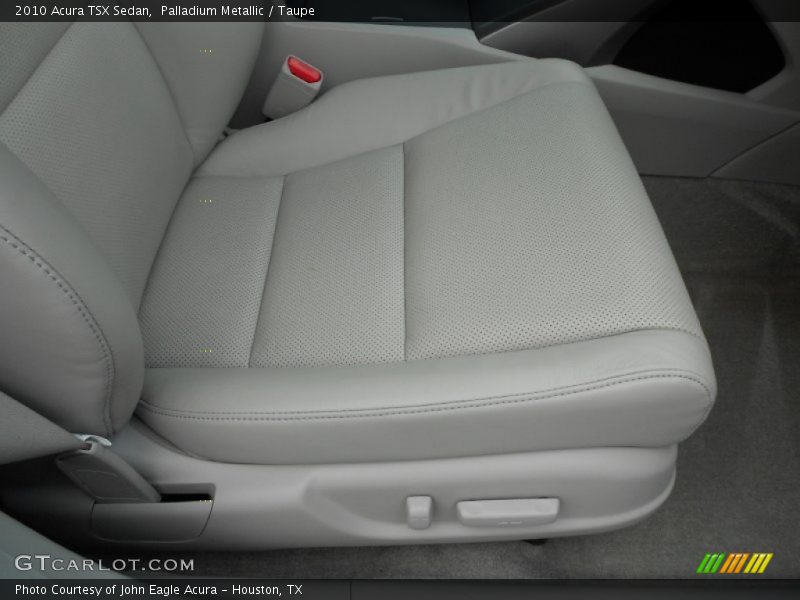 Palladium Metallic / Taupe 2010 Acura TSX Sedan