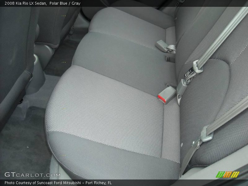 Polar Blue / Gray 2008 Kia Rio LX Sedan