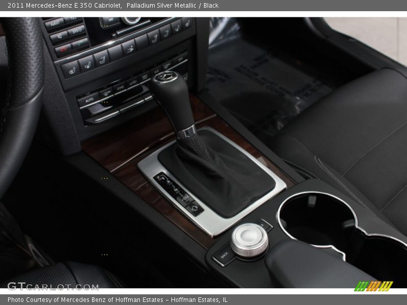 Palladium Silver Metallic / Black 2011 Mercedes-Benz E 350 Cabriolet