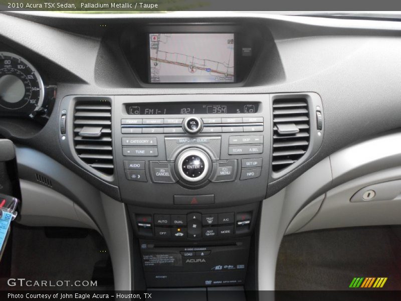 Palladium Metallic / Taupe 2010 Acura TSX Sedan
