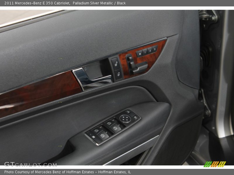 Palladium Silver Metallic / Black 2011 Mercedes-Benz E 350 Cabriolet