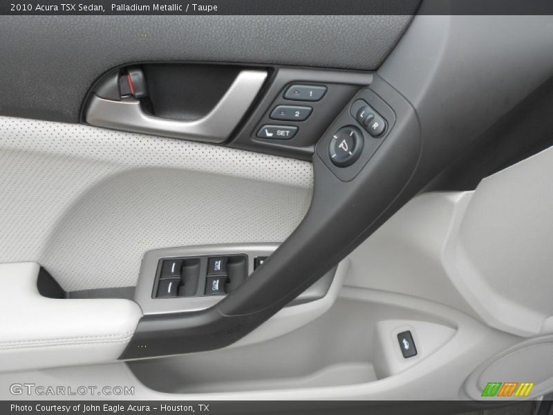 Palladium Metallic / Taupe 2010 Acura TSX Sedan