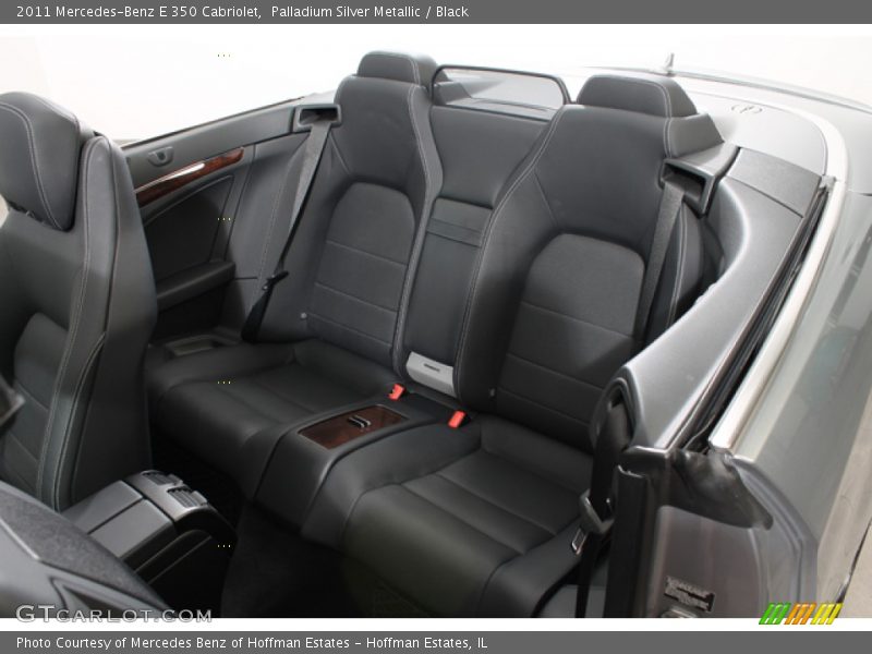 Palladium Silver Metallic / Black 2011 Mercedes-Benz E 350 Cabriolet