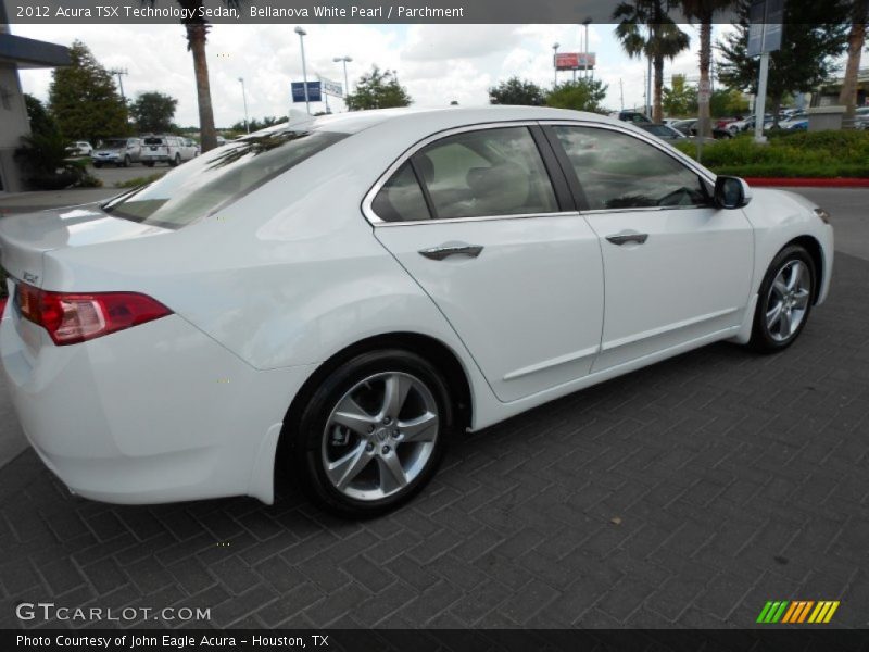 Bellanova White Pearl / Parchment 2012 Acura TSX Technology Sedan