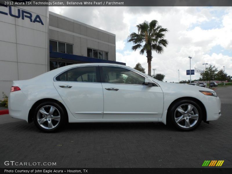 Bellanova White Pearl / Parchment 2012 Acura TSX Technology Sedan