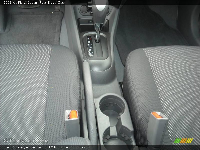 Polar Blue / Gray 2008 Kia Rio LX Sedan