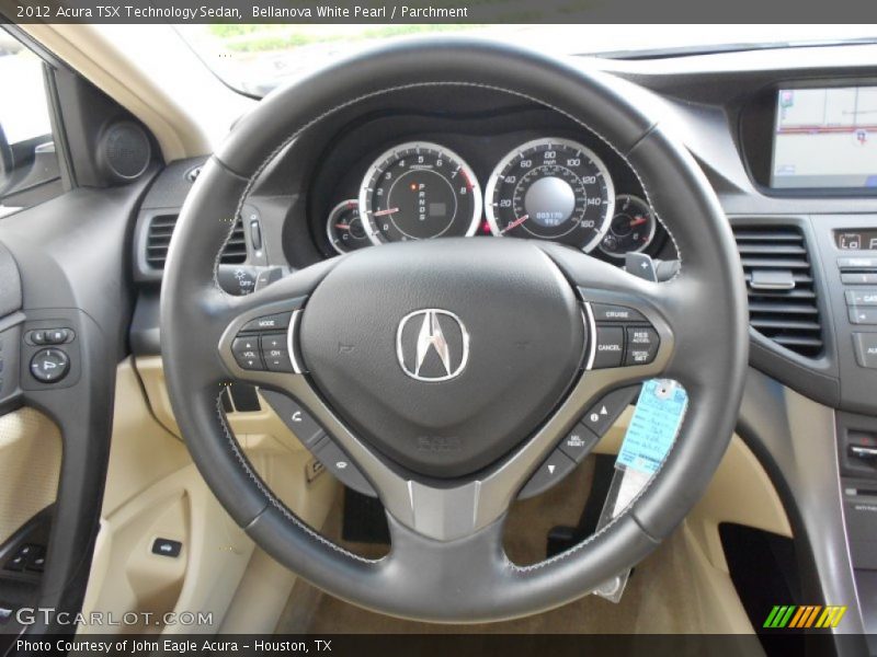 Bellanova White Pearl / Parchment 2012 Acura TSX Technology Sedan