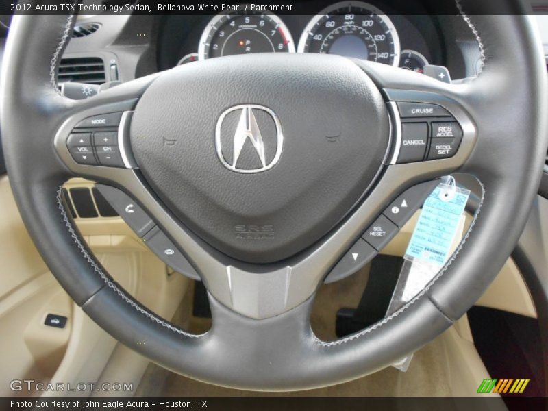 Bellanova White Pearl / Parchment 2012 Acura TSX Technology Sedan