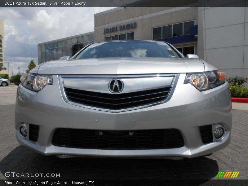 Silver Moon / Ebony 2011 Acura TSX Sedan