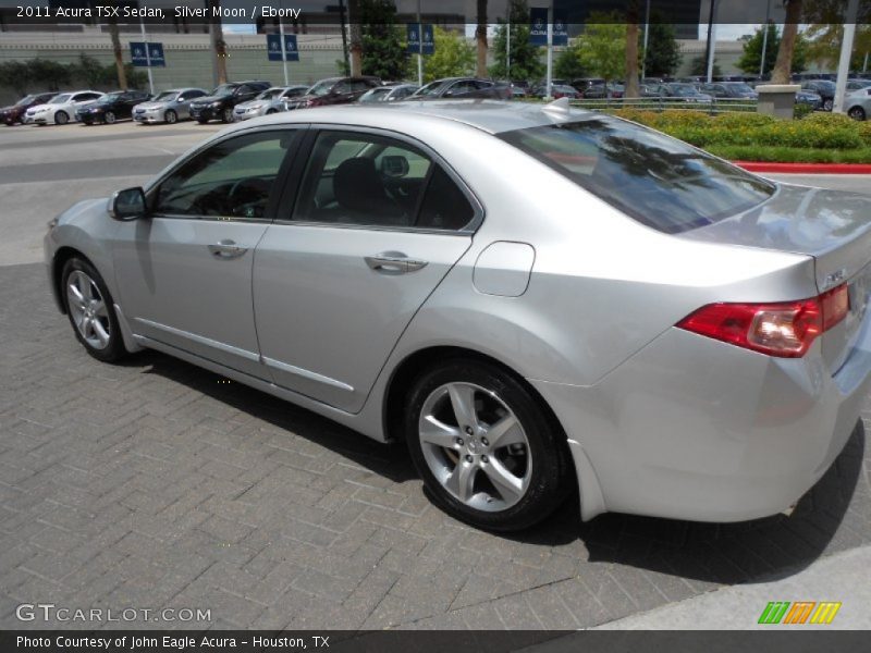 Silver Moon / Ebony 2011 Acura TSX Sedan