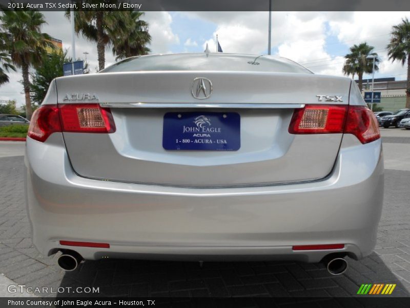 Silver Moon / Ebony 2011 Acura TSX Sedan