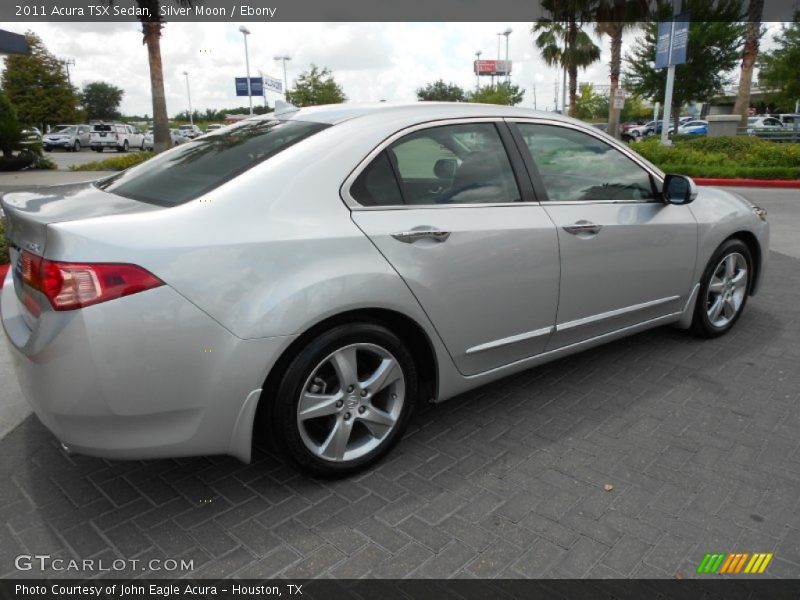 Silver Moon / Ebony 2011 Acura TSX Sedan