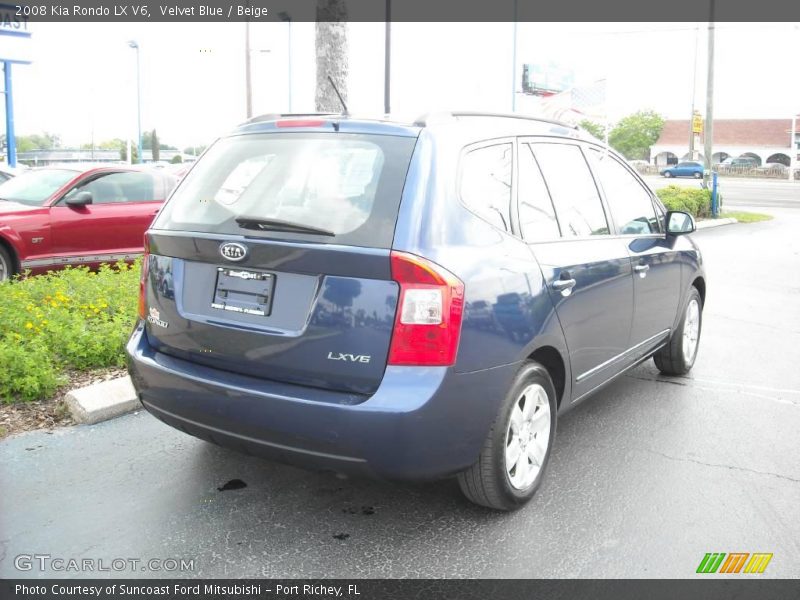 Velvet Blue / Beige 2008 Kia Rondo LX V6