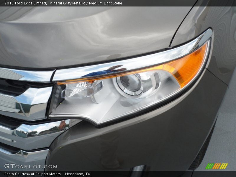 Mineral Gray Metallic / Medium Light Stone 2013 Ford Edge Limited