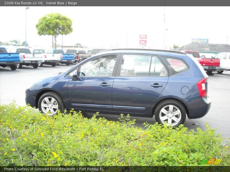 Velvet Blue / Beige 2008 Kia Rondo LX V6