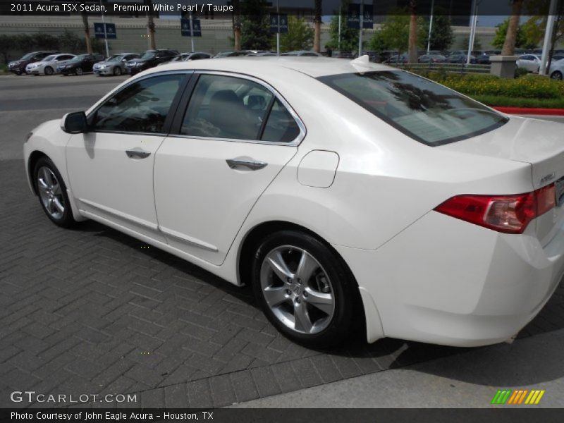 Premium White Pearl / Taupe 2011 Acura TSX Sedan