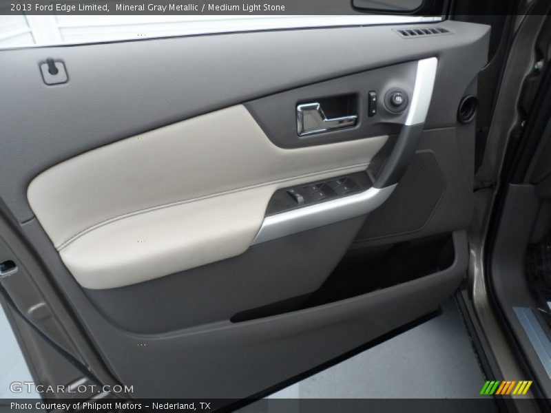 Mineral Gray Metallic / Medium Light Stone 2013 Ford Edge Limited