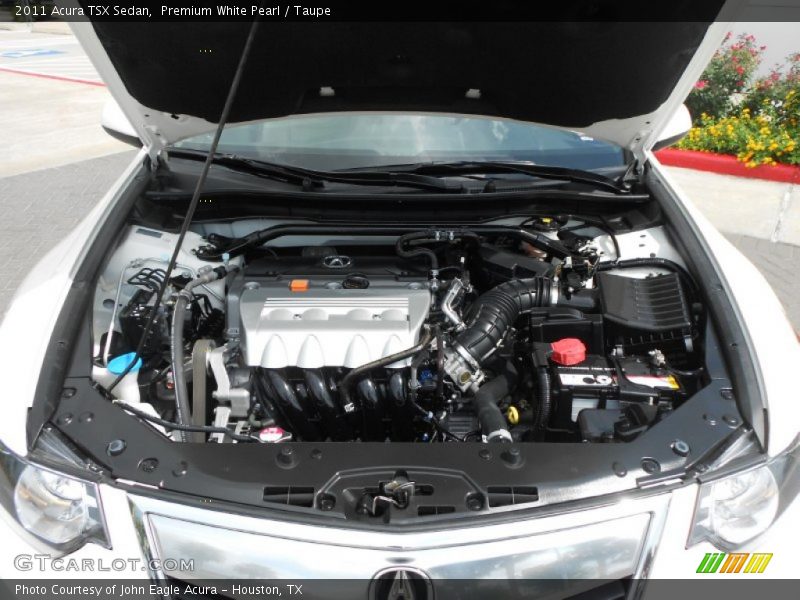 Premium White Pearl / Taupe 2011 Acura TSX Sedan