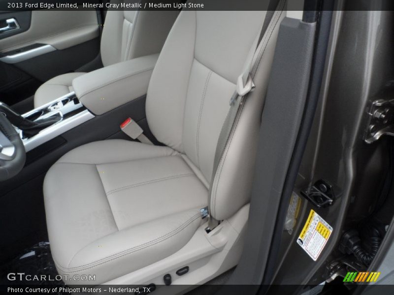 Mineral Gray Metallic / Medium Light Stone 2013 Ford Edge Limited