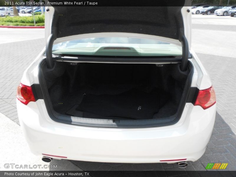 Premium White Pearl / Taupe 2011 Acura TSX Sedan