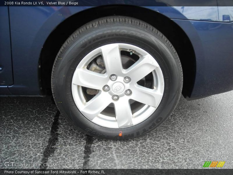 Velvet Blue / Beige 2008 Kia Rondo LX V6