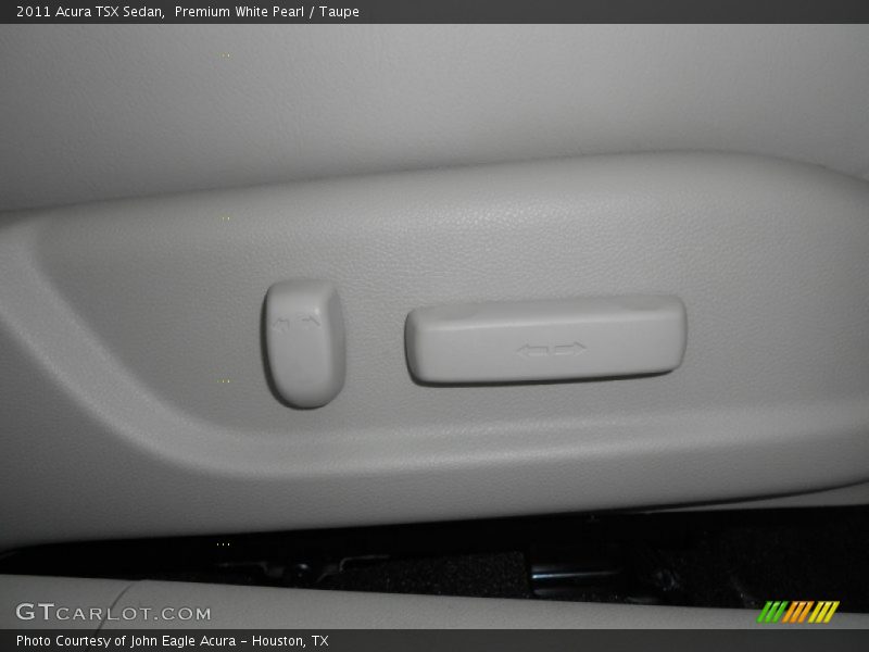Premium White Pearl / Taupe 2011 Acura TSX Sedan