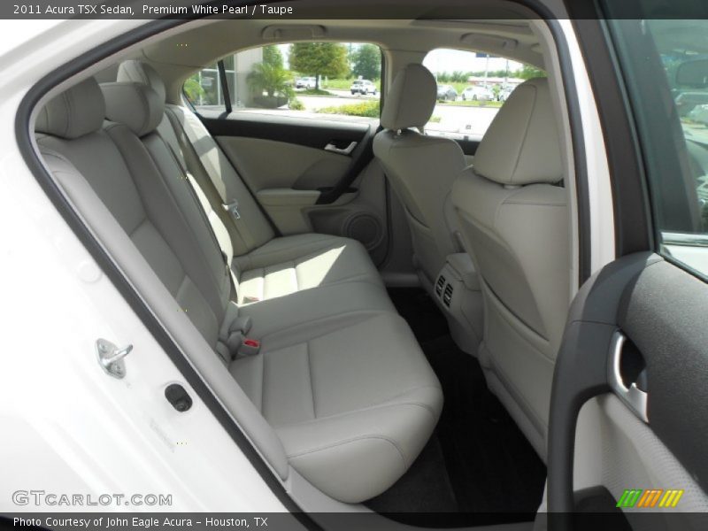 Premium White Pearl / Taupe 2011 Acura TSX Sedan