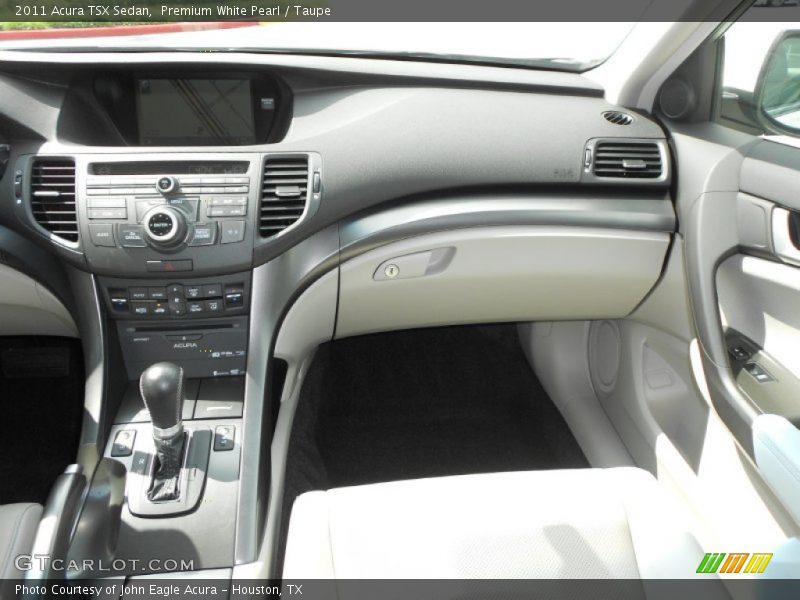 Premium White Pearl / Taupe 2011 Acura TSX Sedan
