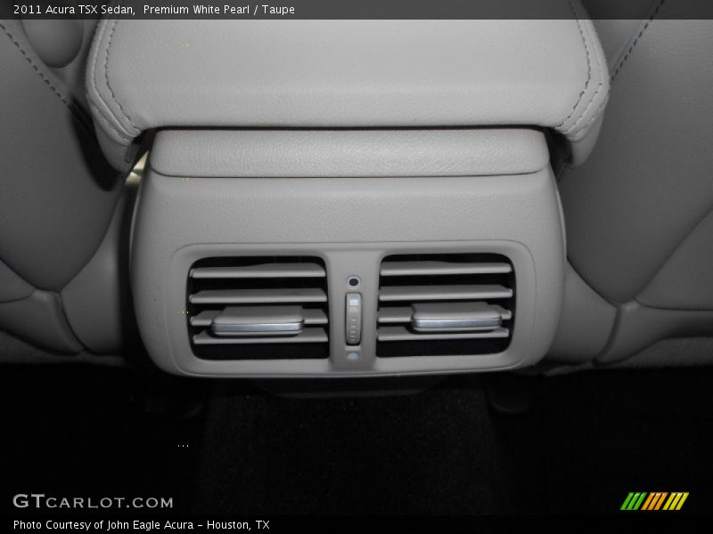 Premium White Pearl / Taupe 2011 Acura TSX Sedan