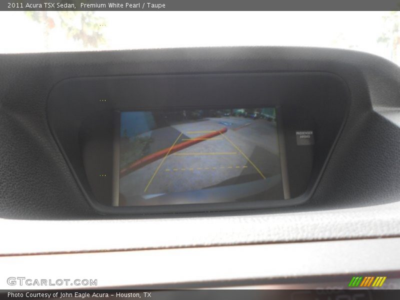 Premium White Pearl / Taupe 2011 Acura TSX Sedan