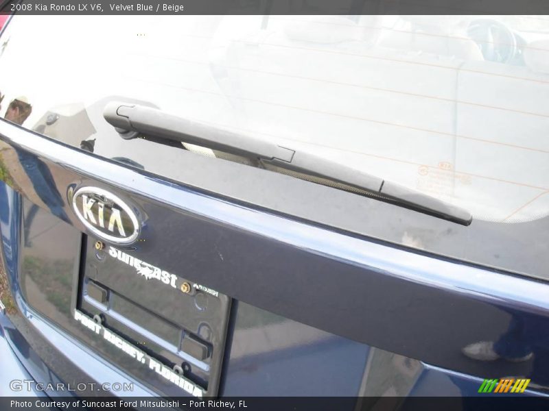 Velvet Blue / Beige 2008 Kia Rondo LX V6