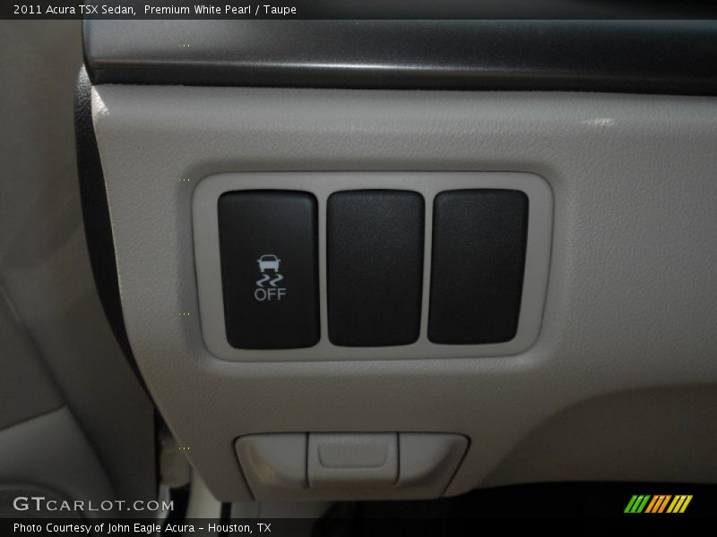 Premium White Pearl / Taupe 2011 Acura TSX Sedan