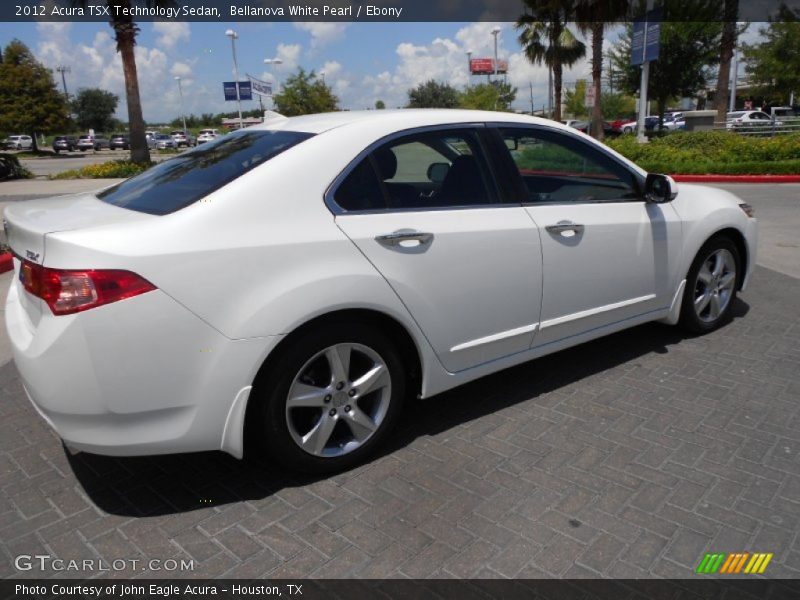 Bellanova White Pearl / Ebony 2012 Acura TSX Technology Sedan