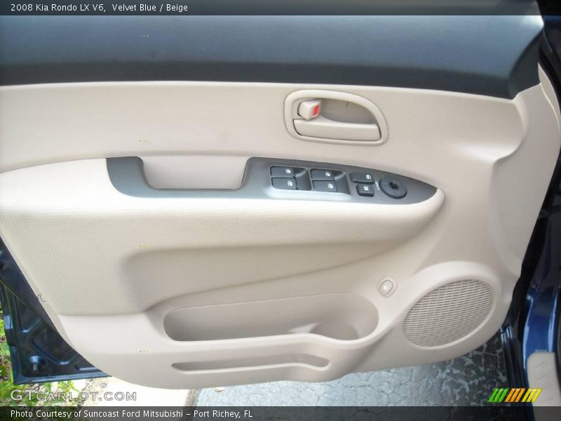 Velvet Blue / Beige 2008 Kia Rondo LX V6