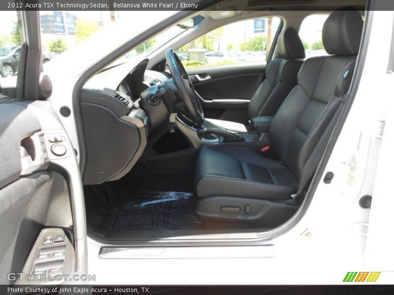 Bellanova White Pearl / Ebony 2012 Acura TSX Technology Sedan