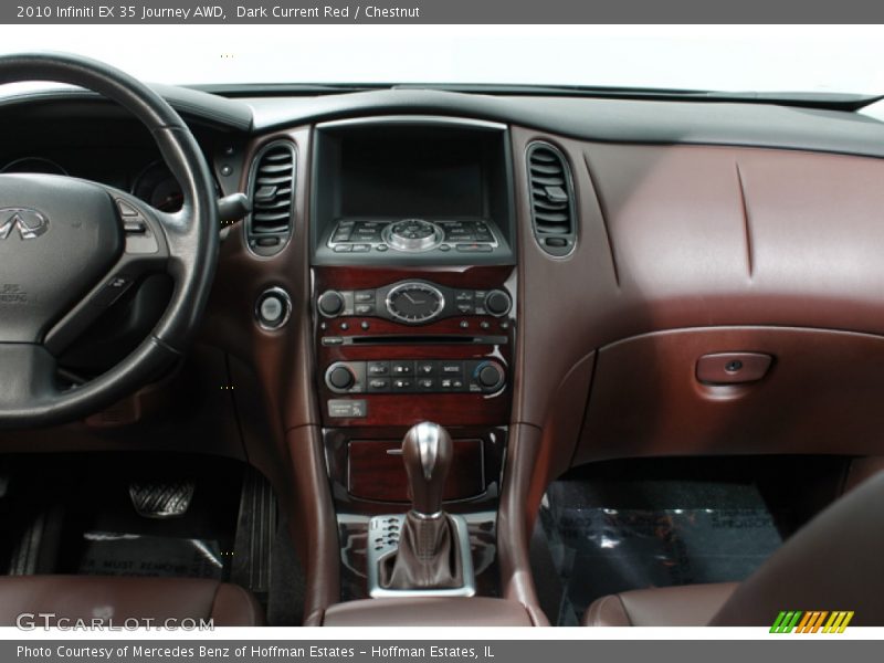 Dark Current Red / Chestnut 2010 Infiniti EX 35 Journey AWD