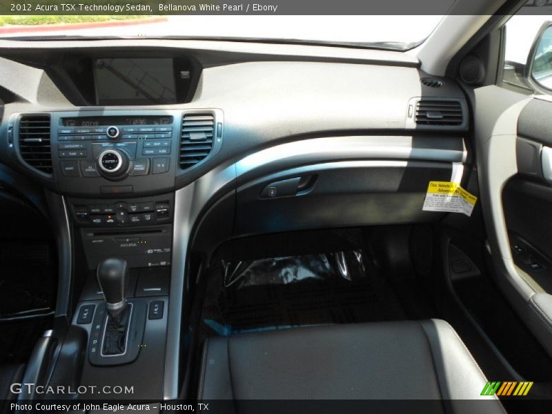 Bellanova White Pearl / Ebony 2012 Acura TSX Technology Sedan
