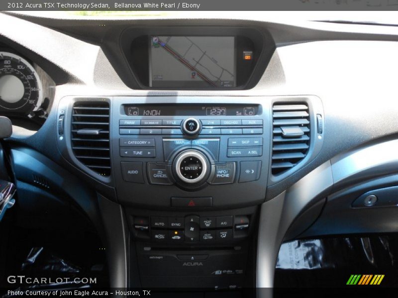 Bellanova White Pearl / Ebony 2012 Acura TSX Technology Sedan