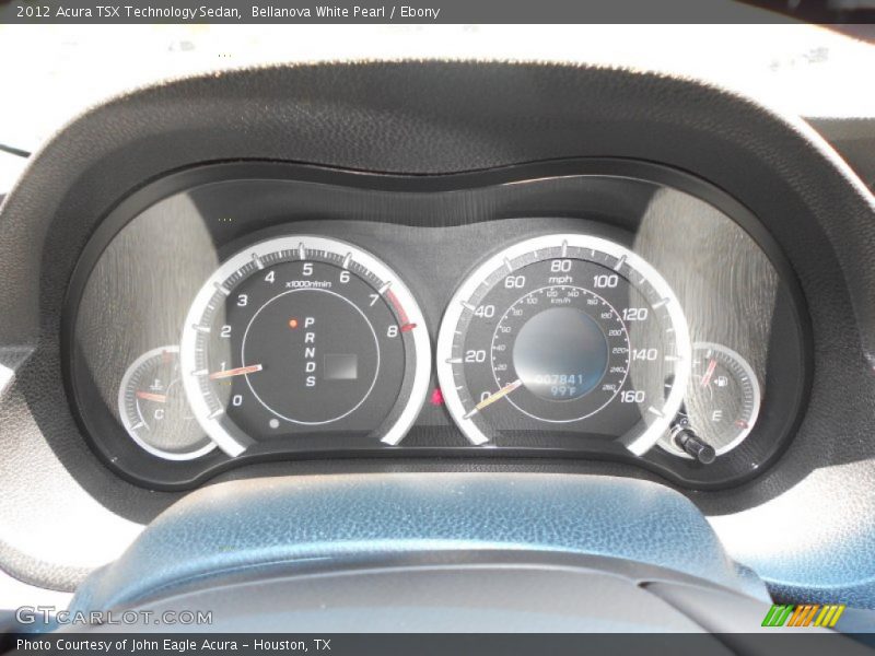 Bellanova White Pearl / Ebony 2012 Acura TSX Technology Sedan