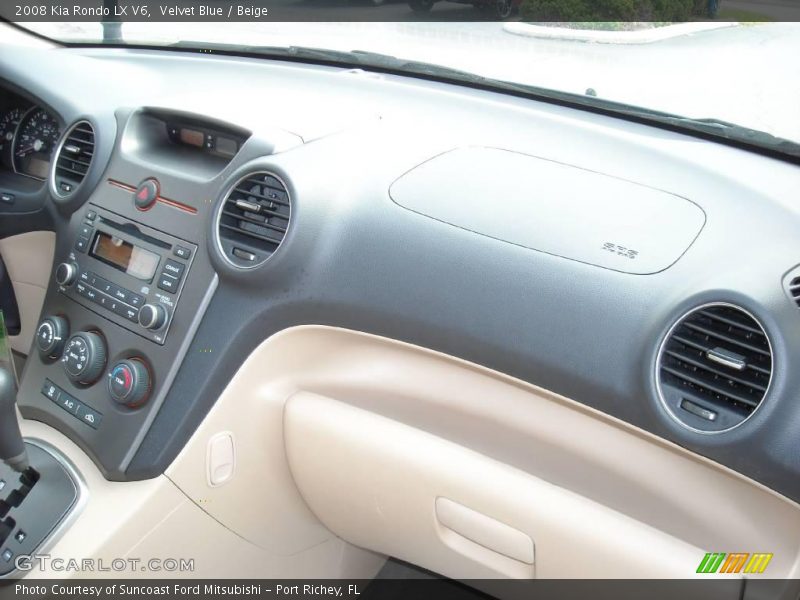 Velvet Blue / Beige 2008 Kia Rondo LX V6