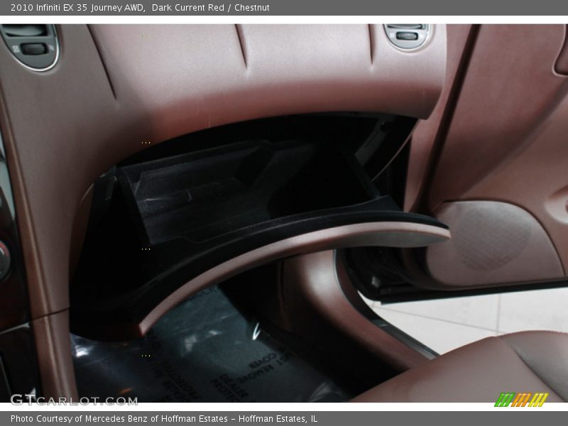 Dark Current Red / Chestnut 2010 Infiniti EX 35 Journey AWD