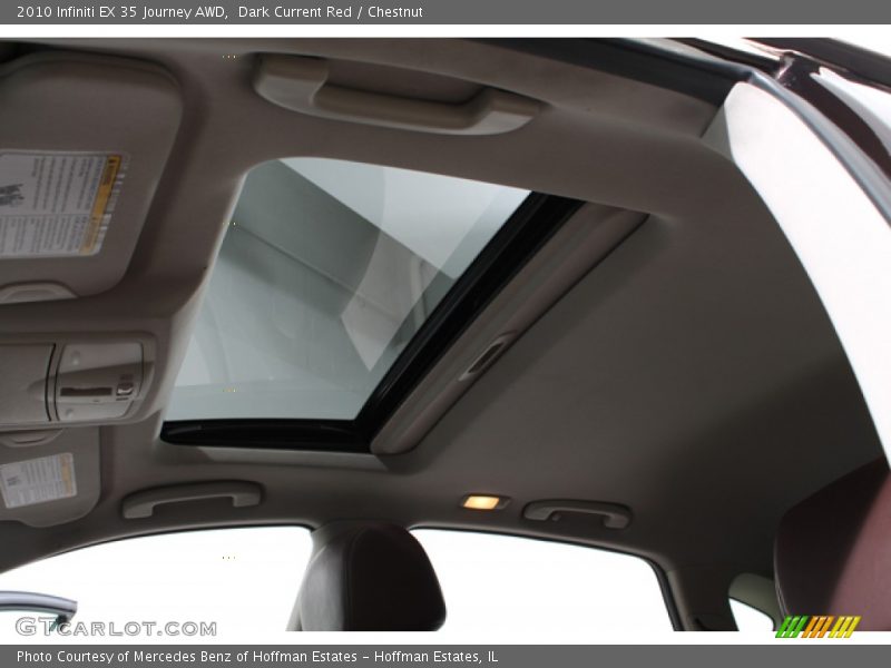 Sunroof of 2010 EX 35 Journey AWD