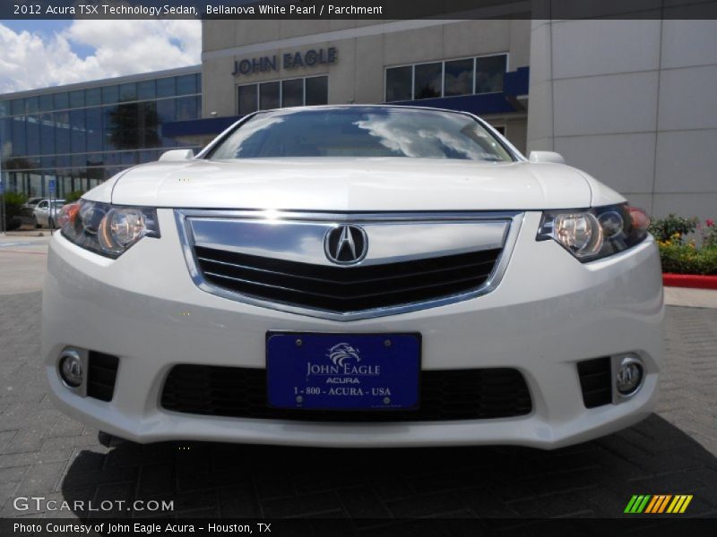 Bellanova White Pearl / Parchment 2012 Acura TSX Technology Sedan