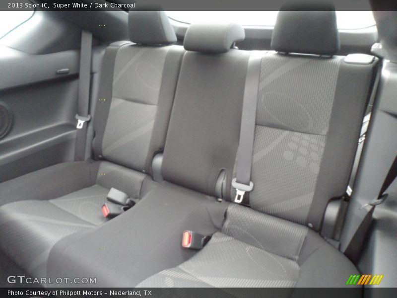 Rear Seat of 2013 tC 