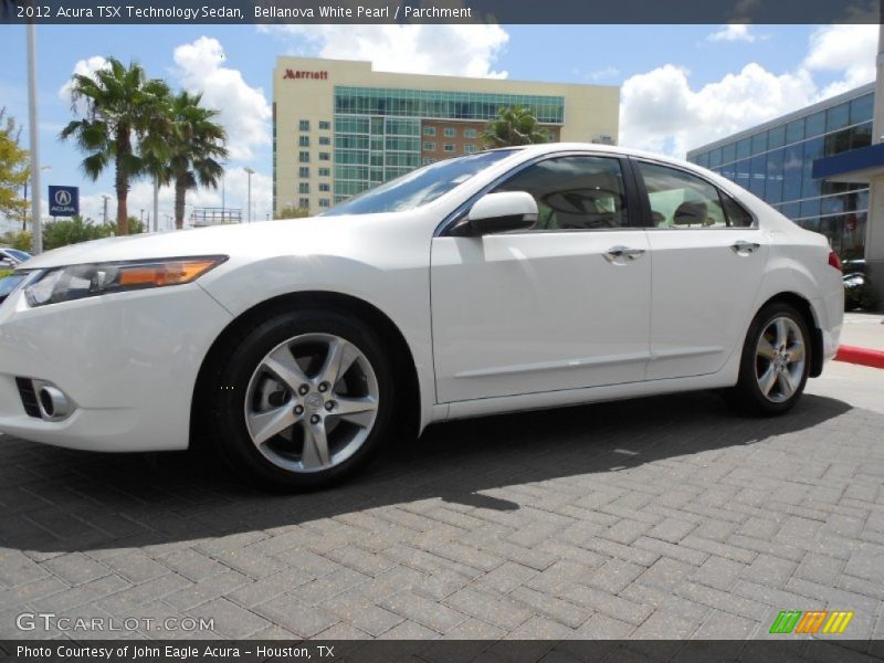 Bellanova White Pearl / Parchment 2012 Acura TSX Technology Sedan