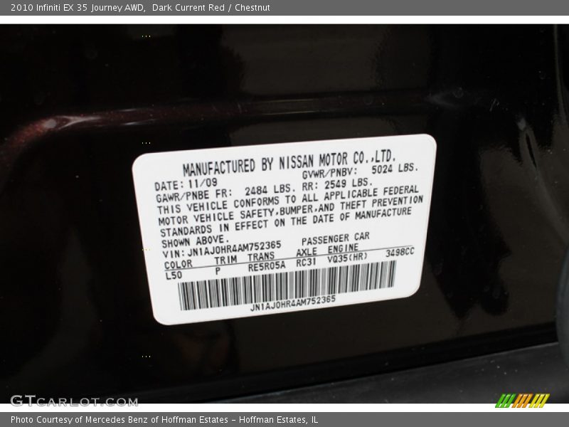L50 - 2010 Infiniti EX 35 Journey AWD