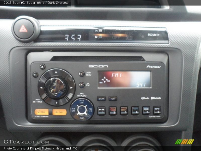 Audio System of 2013 tC 