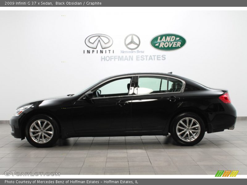 Black Obsidian / Graphite 2009 Infiniti G 37 x Sedan
